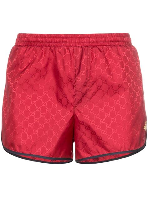 gucci red shorts|gucci shorts for men.